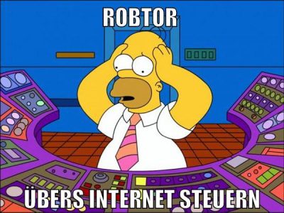 Robtor übers internet steuern