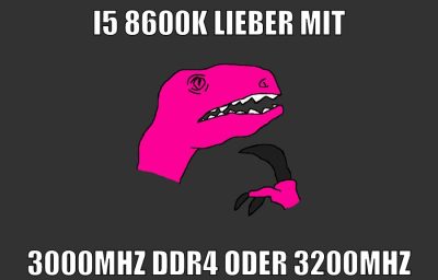 i5 8600k lieber mit 3000mhz ddr4 oder 3200mhz