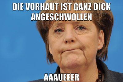 die vorhaut ist ganz dick angeschwollen aaaueeer