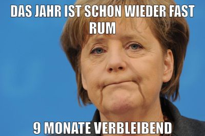 Das Jahr ist schon wieder fast rum 9 monate verbleibend