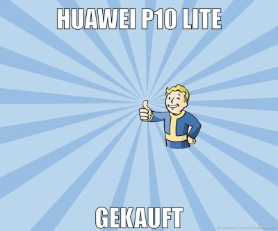 huawei p10 lite gekauft