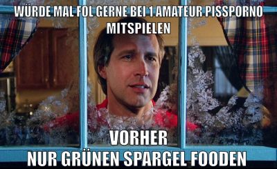 würde mal fol gerne bei 1 Amateur pissporno mitspielen vorher nur grünen Spargel fooden