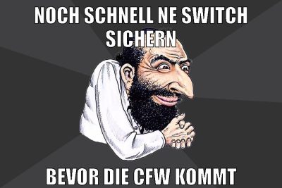 noch schnell ne switch sichern bevor die cfw kommt