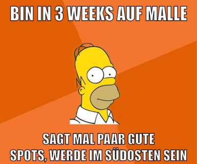 bin in 3 weeks auf malle sagt mal paar gute spots, werde im südosten sein