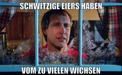 schwitzige eiers haben vom zu vielen wichsen