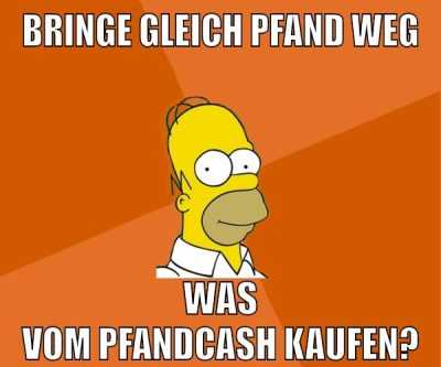 bringe gleich pfand weg was vom pfandcash kaufen?