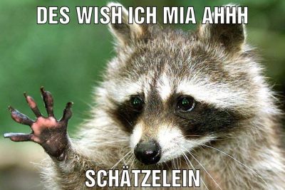Des wish ich mia ahhh Schätzelein