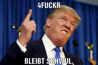 4fuckr Bleibt schwul.