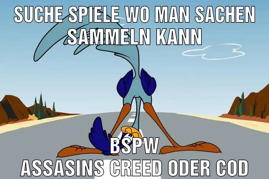 SUCHE SPIELE WO MAN SACHEN SAMMELN KANN BSPW ASSASINS CREED ODER COD