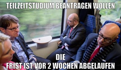 Teilzeitstudium beantragen wollen Die Frist ist vor 2 Wochen abgelaufen