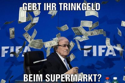 Gebt ihr trinkgeld Beim supermarkt?