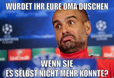 würdet ihr eure oma duschen wenn sie es selbst nicht mehr könnte?