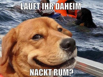 lauft ihr daheim nackt rum?