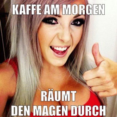 kaffe am morgen räumt den magen durch