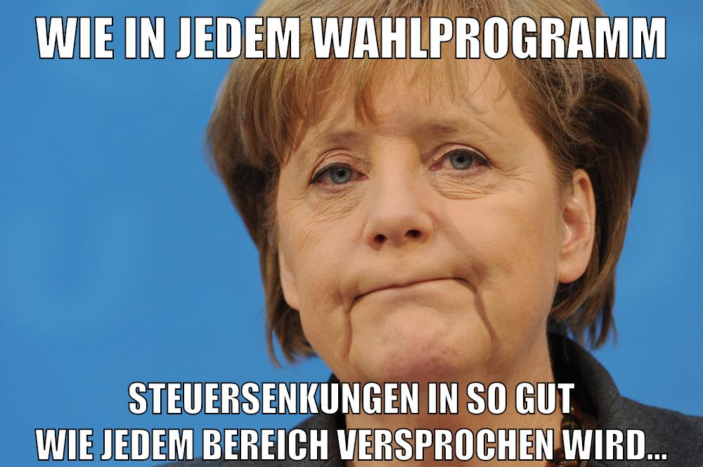 wie in jedem wahlprogramm steuersenkungen in so gut wie jedem bereich versprochen wird...
