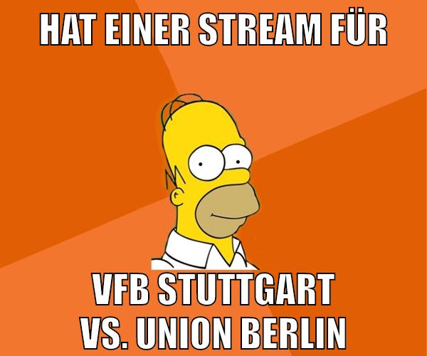 hat einer stream für vfb stuttgart vs. union berlin