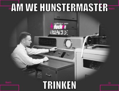 Am we hunstermaster trinken