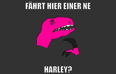 fährt hier einer ne harley?