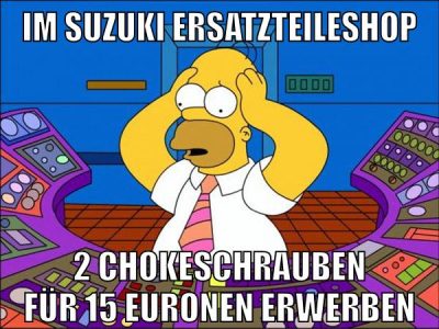 im suzuki ersatzteileshop 2 chokeschrauben für 15 euronen erwerben