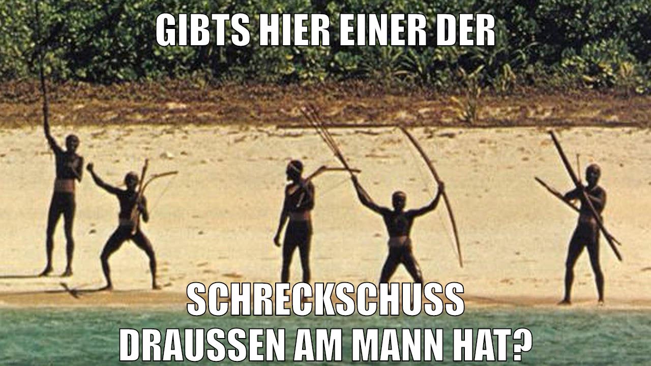 gibts hier einer der schreckschuss draußen am mann hat?