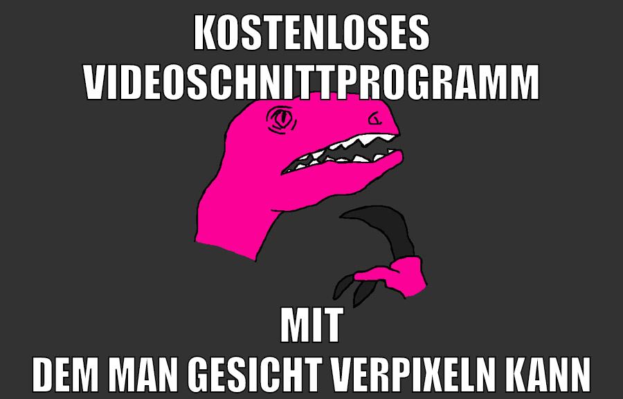 kostenloses videoschnittprogramm mit dem man gesicht verpixeln kann