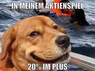 in meinem aktienspiel 20% im plus