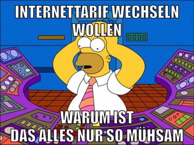 internettarif wechseln wollen warum ist das alles nur so mühsam