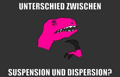 unterschied zwischen suspension und dispersion?