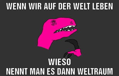 Wenn wir auf der welt leben Wieso nennt man es dann weltraum