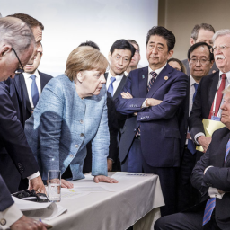 Donald Trump und Angela Merkel Meme