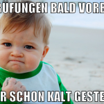 Prüfungen bald vorbei Bier schon kalt gestellt