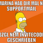 marina hab dir mal ne supportmail bzgl nem invitec