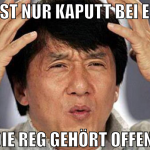 was ist nur kaputt bei euch ? die reg gehört offen