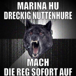 marina hu dreckig nuttenhure mach die reg sofort a