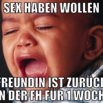 Sex haben wollen Freundin ist zurück an der fh für