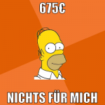 675€ nichts für mich