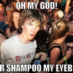 OH MY GOD! I NEVER SHAMPOO MY EYEBROWS