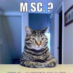 M.Sc. ? i'll give you 2 $/h, deal?