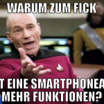 Warum zum fick hat eine smartphoneapp mehr funktio