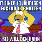 mit einer 14 jährigen in facebook chatten sie will