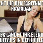 begeht ihr den fastenmonat ramadan oder landet ihr