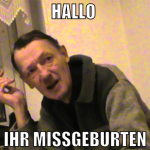hallo  ihr missgeburten