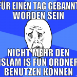 für einen tag gebannt worden sein nicht mehr den i
