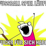 fussball spiel läuft 4fuckr für sich haben