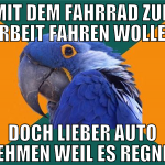 mit dem fahrrad zur arbeit fahren wollen doch lieb