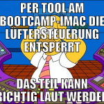 PER TOOL AM BOOTCAMP-IMAC DIE LÜFTERSTEUERUNG ENTS