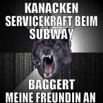 Kanacken servicekraft beim subway baggert meine fr