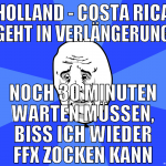 holland - costa rica geht in verlängerung noch 30 