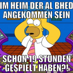 Im heim der al bhed angekommen sein schon 19 stund