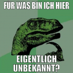 für was bin ich hier eigentlich unbekannt?